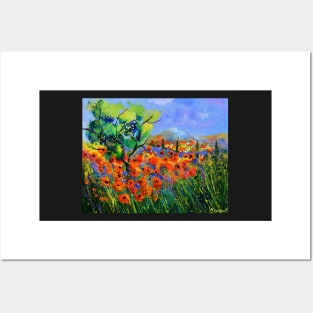 Red poppies Posters and Art